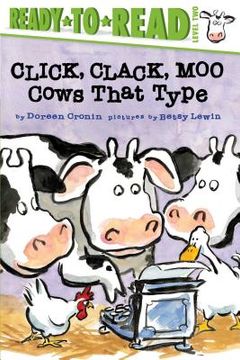 portada Click, Clack, Moo: Cows That Type (Click, Clack Book) (en Inglés)