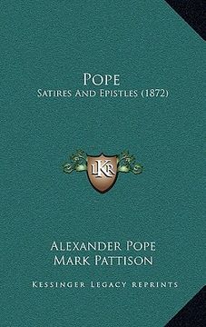 portada pope: satires and epistles (1872)