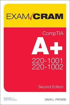 portada Comptia a+ Core 1 (220-1001) and Core 2 (220-1002) Exam Cram (libro en Inglés)