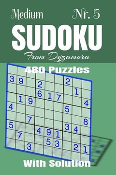portada Medium Sudoku Nr.5: 480 puzzles with solution (in English)