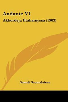portada andante v1: akkordeja iltahamyssa (1903) (en Inglés)