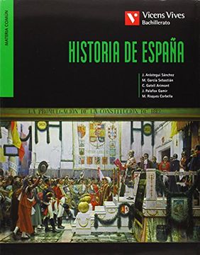 portada Historia de España con Valencia, historia, 2 Bachillerato