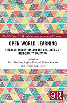 portada Open World Learning (Routledge Research in Digital Education and Educational Technology) (en Inglés)