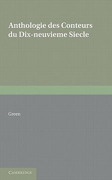 portada Anthologie des Conteurs du Dix-Neuvieme Siecle (en Inglés)