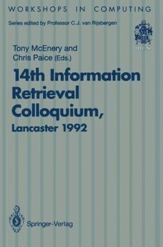portada 14th information retrieval colloquium: proceedings of the bcs 14th information retrieval colloquium, university of lancaster, 13-14 april 1992 (in English)