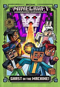 portada Ghast in the Machine! (Minecraft Woodsword Chronicles #4) (a Stepping Stone Book(Tm)) 