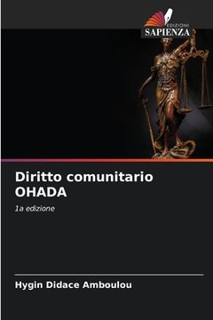 portada Diritto comunitario OHADA (en Italiano)