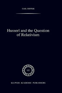 portada husserl and the question of relativism (en Inglés)