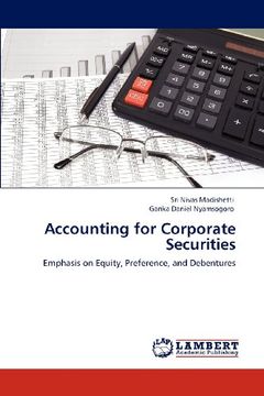 portada accounting for corporate securities (en Inglés)