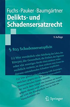 portada Delikts- und Schadensersatzrecht (en Alemán)