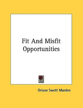 portada fit and misfit opportunities (en Inglés)