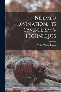 portada Ndembu Divination, Its Symbolism & Techniques