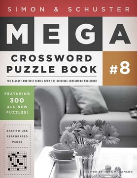 portada Simon & Schuster Mega Crossword Puzzle Book #8 (Simon & Schuster Mega Crossword Puzzle Books) (en Inglés)