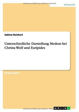 portada Unterschiedliche Darstellung Medeas bei Christa Wolf und Euripides (German Edition)