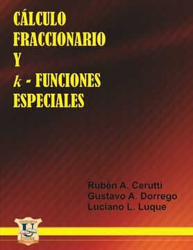 portada Cálculo Fraccionario y k-Funciones Especiales: Matemáti Rubén A. Cerutti