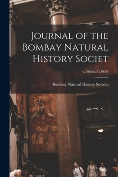 portada Journal of the Bombay Natural History Societ; v.106: no.2 (2009) (en Inglés)