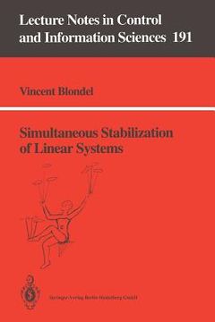 portada simultaneous stabilization of linear systems (en Inglés)