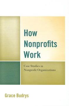 portada how nonprofits work: case studies in nonprofit organizations