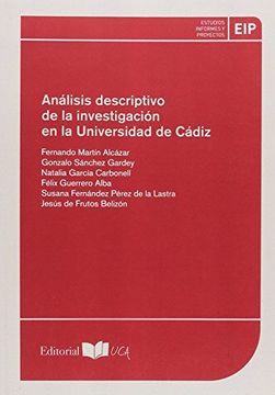 portada Análisis descriptivo de la investigación en la Universidad de Cádiz