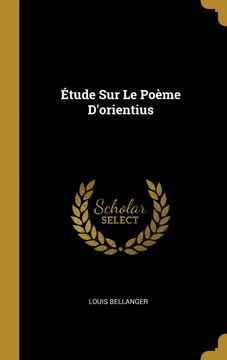 portada Etude sur le Poème Dorientius (en Francés)