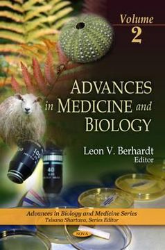 portada advances in medicine and biology, vol 2 (en Inglés)