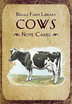 portada Biggle Farm Library Note Cards: Cows (en Inglés)