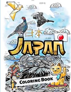 portada Japan Coloring Book: Adult Colouring Fun Stress Relief Relaxation and Escape (en Inglés)