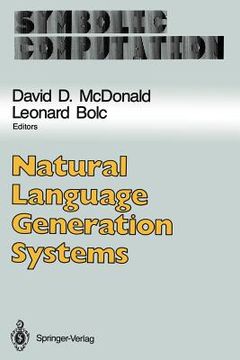 portada natural language generation systems (en Inglés)