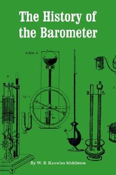 portada the history of the barometer (en Inglés)