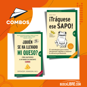 portada Quien se ha llevado mi queso + Traguese ese sapo (in Spanish)