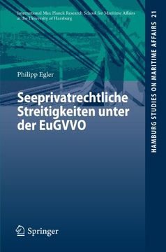 portada Seeprivatrechtliche Streitigkeiten unter der EuGVVO (Hamburg Studies on Maritime Affairs) (German Edition)