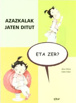 portada Azazkalak Jaten Ditut, eta Zer? (en Euskera)