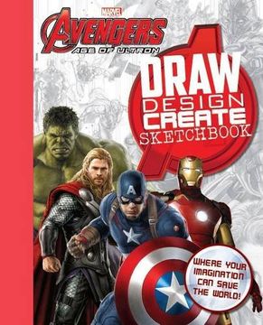 portada Marvel Avengers age of Ultron Draw, Inspire, Create Sketchbook 