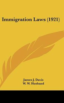 portada immigration laws (1921) (in English)