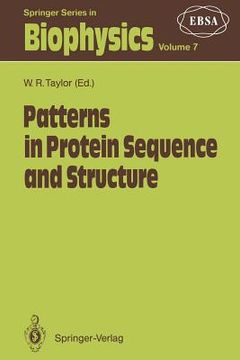 portada patterns in protein sequence and structure (en Inglés)