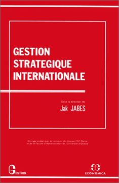 portada Gestion Stratégique Internationale