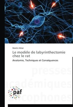 portada Le Modele de Labyrinthectomie Chez Le Rat