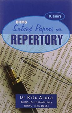 portada B. Jain's B. H. M. S. Solved Papers on Repertory (en Inglés)