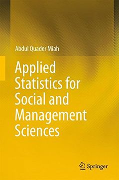 portada Applied Statistics for Social and Management Sciences