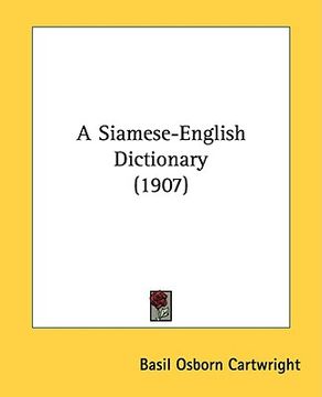 portada a siamese-english dictionary (1907) (en Inglés)