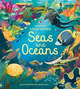 portada Look Inside Seas and Oceans (en Inglés)