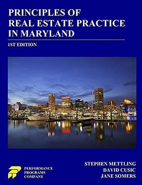 portada Principles of Real Estate Practice in Maryland: 1st Edition (en Inglés)