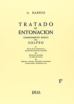 portada Tratado de Entonación, 1°: Teoría de la Entonación y Práctica de Ejercicios Musicales (RM Entonacion)