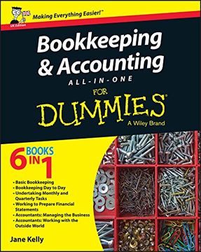 portada Bookkeeping and Accounting All-In-One for Dummies (For Dummies Series) (en Inglés)