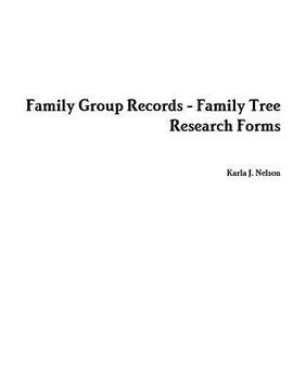portada Family Group Records (en Inglés)
