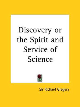 portada discovery or the spirit and service of science (en Inglés)