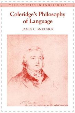portada Coleridge's Philosophy of Language (Yale Studies in English) (en Inglés)