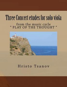 portada Concert etude for solo viola: from music cycle " PLAY OF THE THOUGHT " (en Inglés)