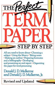 portada The Perfect Term Paper (in English)