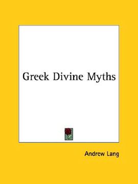 portada greek divine myths (en Inglés)